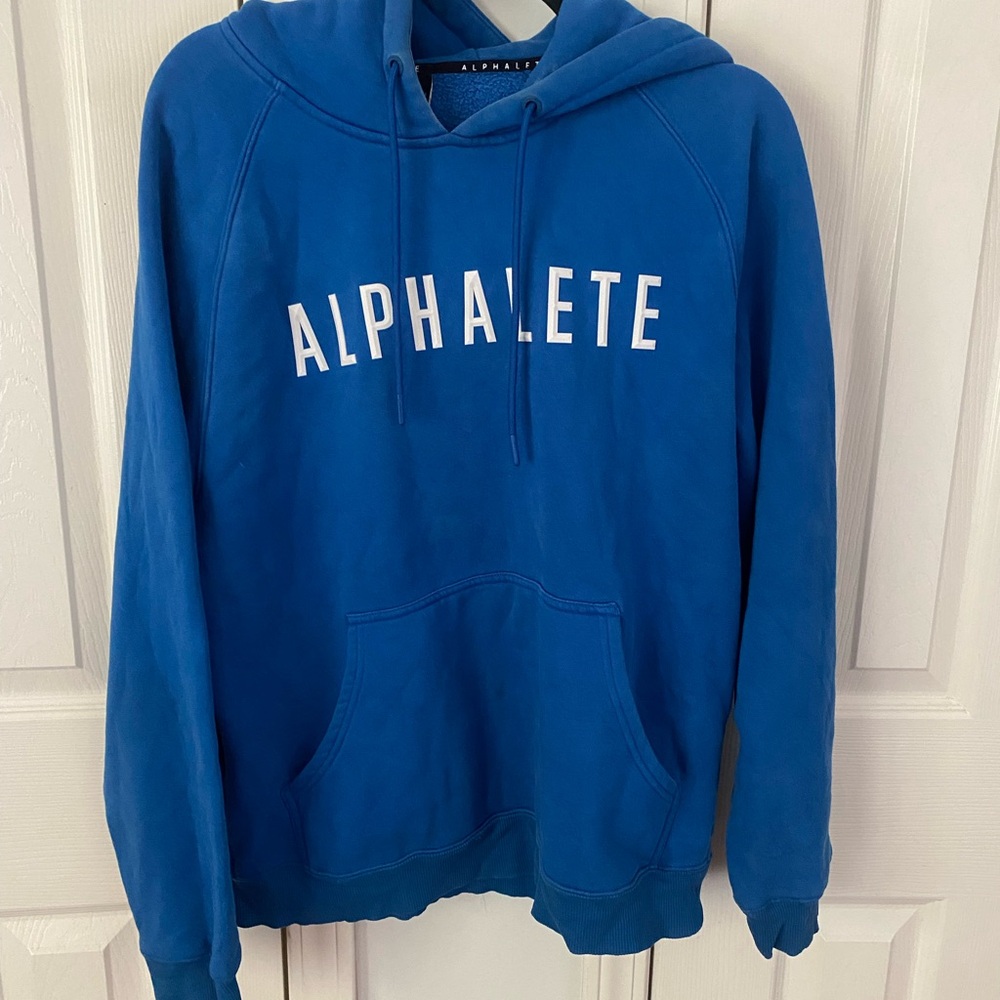Alphalete hooded sweatshirt with embossed letters